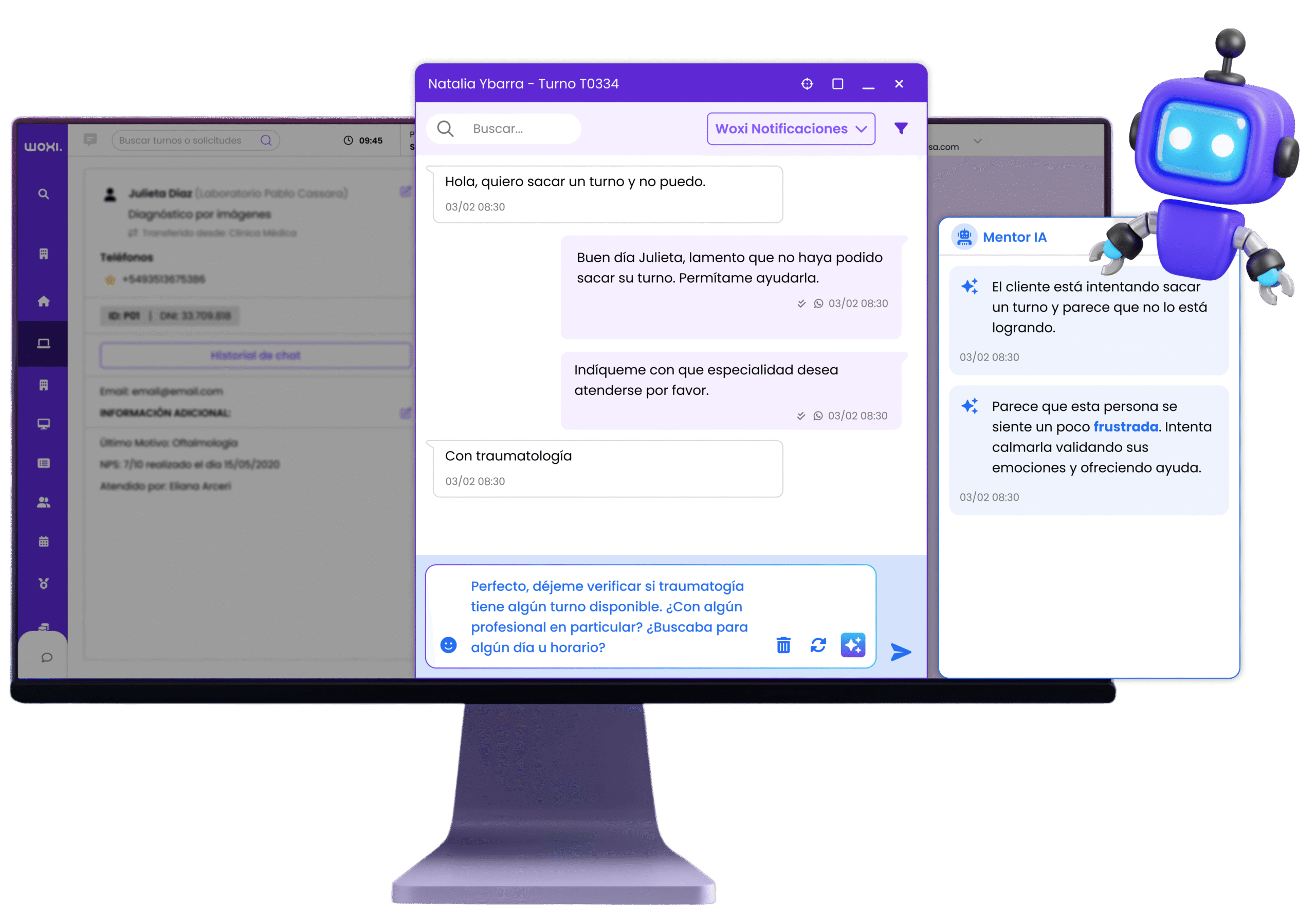 Mentor AI copiloto inteligencia artificial agentes atención cliente Perú